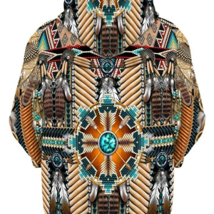 Dream Catcher Native American Designs Parttern 3D Hoodie All Over Printed