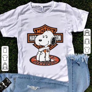 Snoopy Motorcycle Harley Davidson Tattoos Unisex T-Shirt