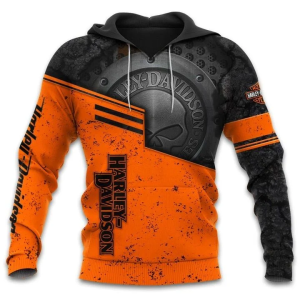 Willie G Skull Harley Davidson Motorcycle 3D Hoodie All Over Printed