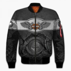 Harley Davidson Eagle Motorcycles Willie G SKull Lava Texture 3D Hoodie All Over Printed