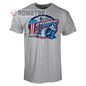 American First Sturgis Black Hill Rally Race Harley Davidson Motorcycles 2023 2D T-Shirt