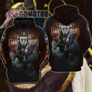 Anubis Harley Davidson Motorcycle 3D All Over Print Hoodie